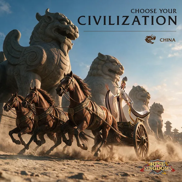 Rise of Kingdoms: Choose your civilization.
